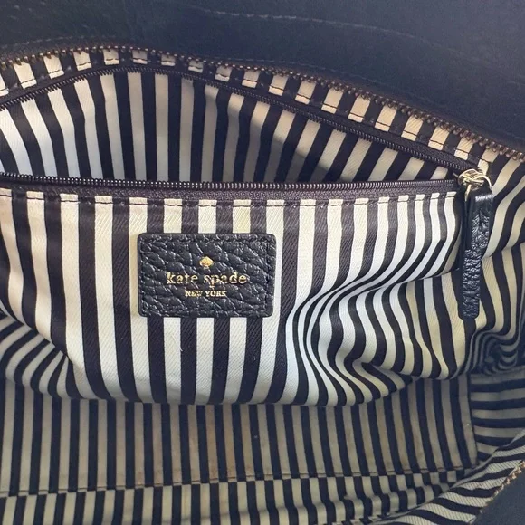 Kate Spade Black Leather Shoulder Bag - Picture 7 of 10